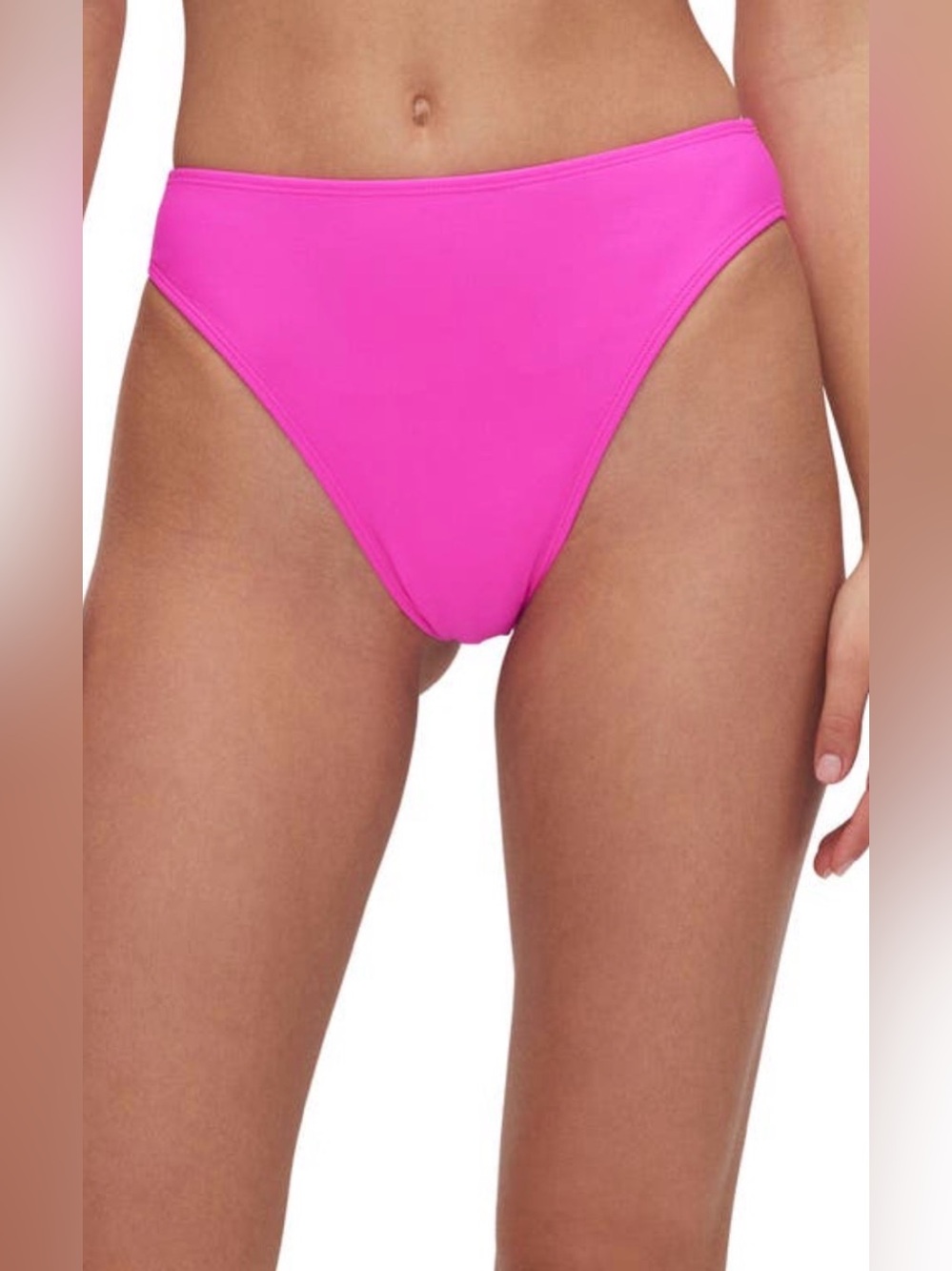 NWT Good American High Waist Ballerina Pink Bikini Bottoms
